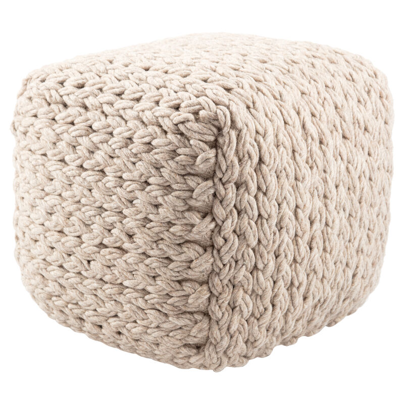 Scandinavia Pouf Cube Moonbeam