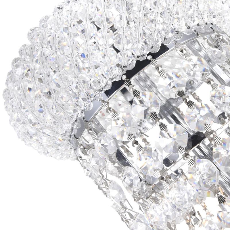 Empire 6 Light Table Lamp With Chrome Finish