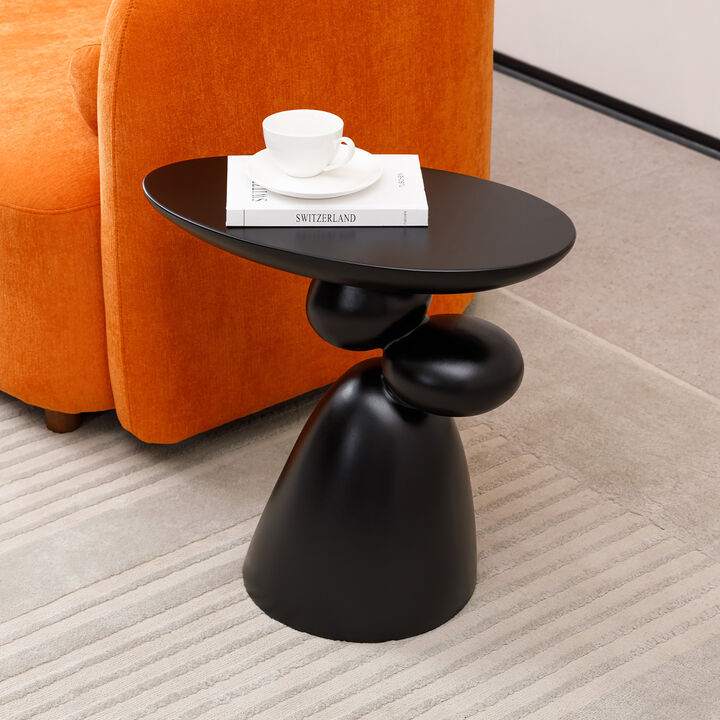 Kuspip Lucky Stone End Table