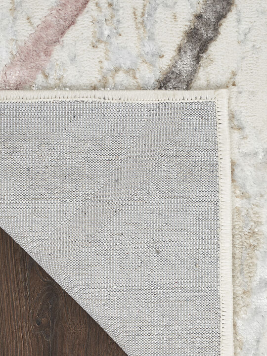 Glitz GLZ01 Ivory/Multicolor 3'11" x 5'11" Rug