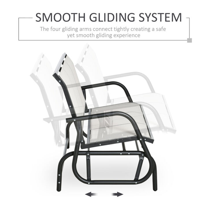 Spacious Outdoor Bench for 3 People Perfect for Courtyard and Porch