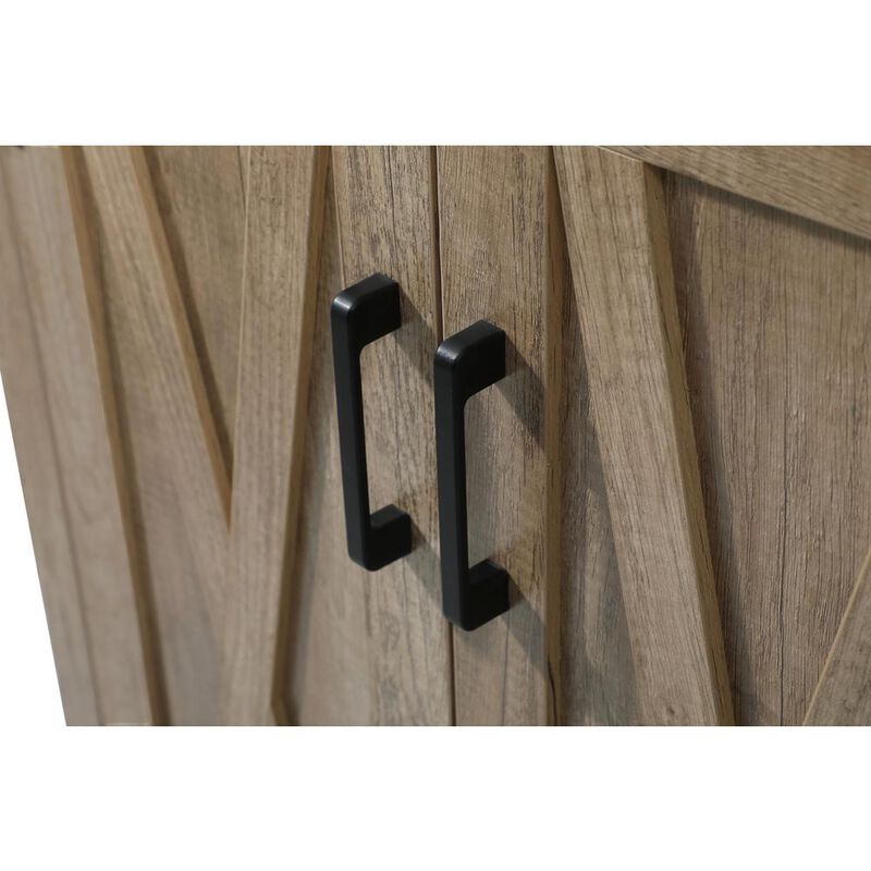 Elegant Kitchen and Bath 24 inch Single bathroom vanity in natural oak