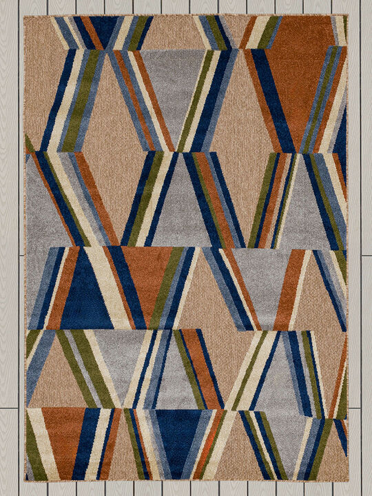 Cabana Boca Grande Multi 6'x9' Rug