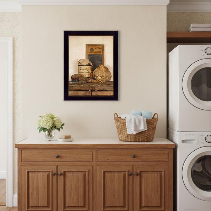 HomeRoots Laundry Soap 3 Framed Print Bathroom Wall Art