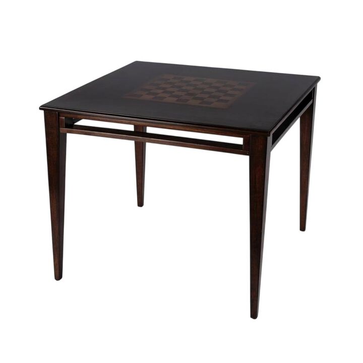 Butler Specialty Daltrey 36" Square Game Table, Dark Brown