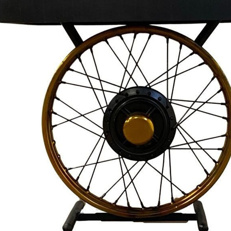 Solid Wood End Table with Storage Shelf, Perfect for Living Room or Bedroom