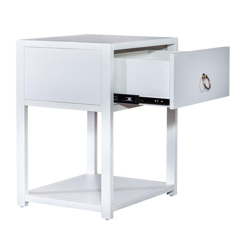 Liberty Furniture East End 1 Shelf Accent Table in Wirebrushed Denim image number 6