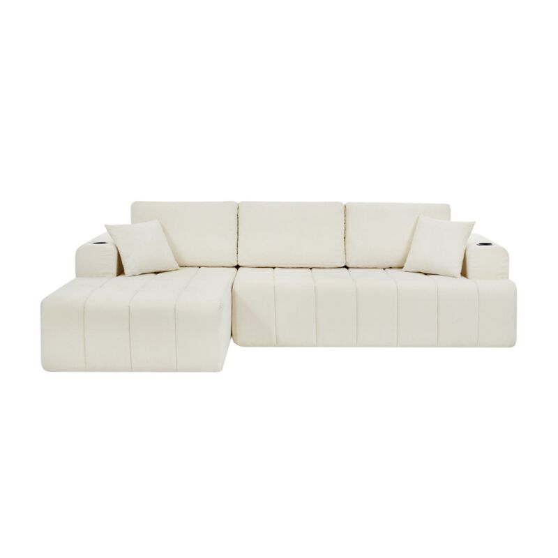 Jigipt L-Shaped Sectional Sofa image number 0