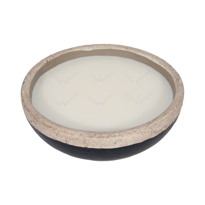 12" 57 Oz Spiced Cranberry Bowl Candle, Dark Blue image number 3