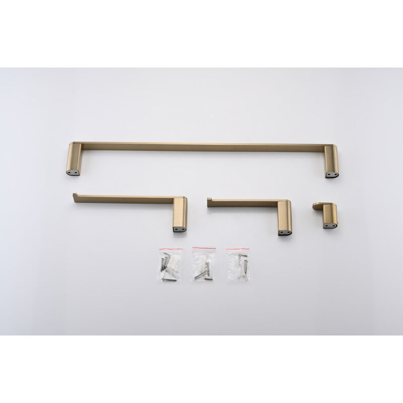 Wall Mounted 4-Piece Bathroom Accessories