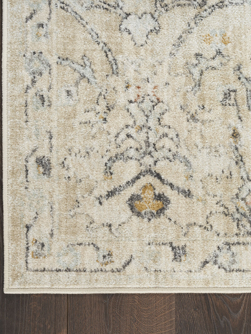 Oushak Home OUS01 Cream 4' x Round Rug