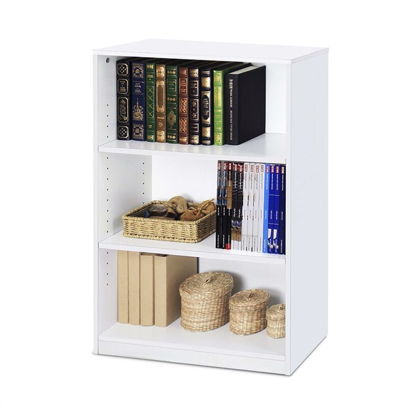 QuikFurn Modern 3-Tier Bookcase