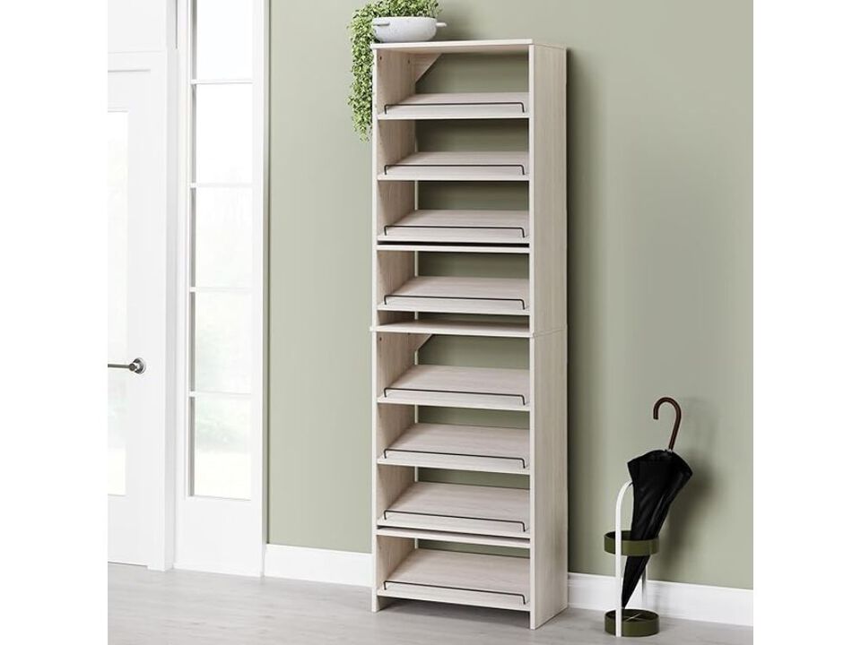 Shoe Rack Closet Storage White Closetmaid Suitesymphony 25