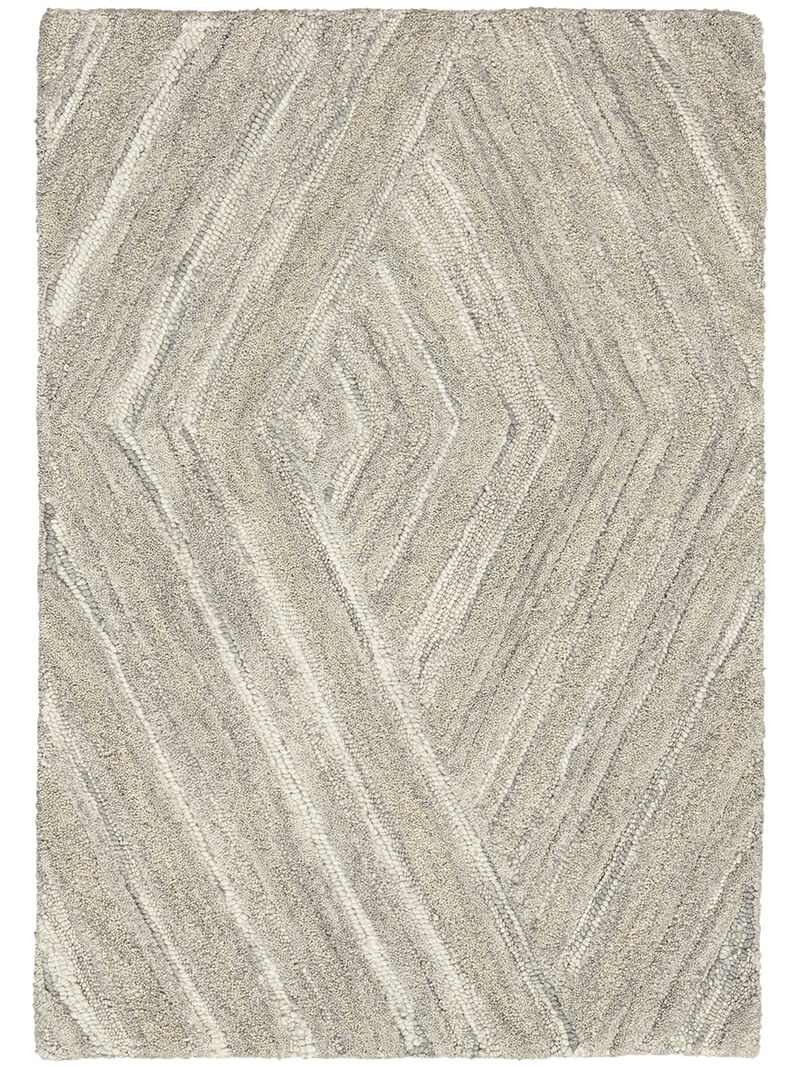 Graceful GRU03 Gray 3'9" x 5'9" Rug