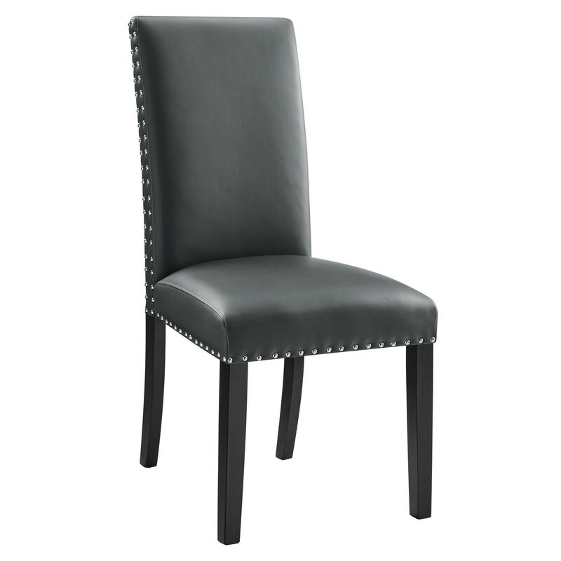Parcel Dining Vinyl Side Chair-Benzara image number 0