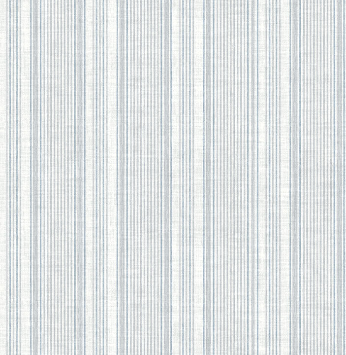 Ayanna Blue Striped Wallpaper