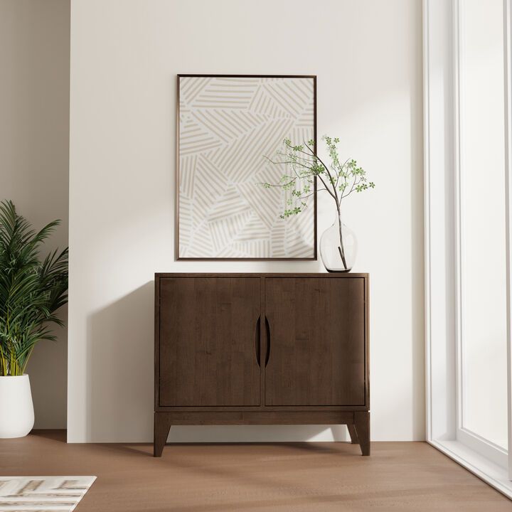 Simpli Home Harper 2 Door Sideboard Buffet / Storage Cabinet