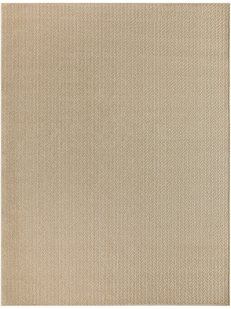 Tulum TLM02 Taupe 6' x 9' Rug