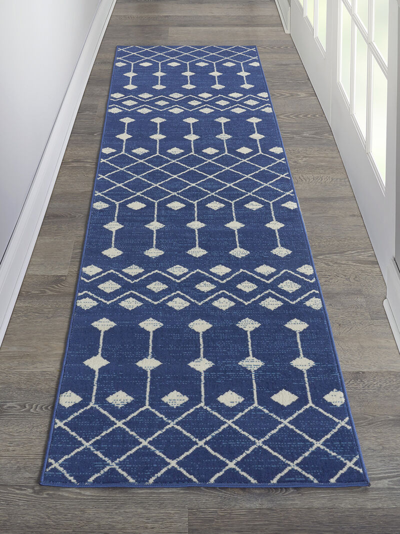 Grafix GRF37 Navy 2'3" x 10' Rug