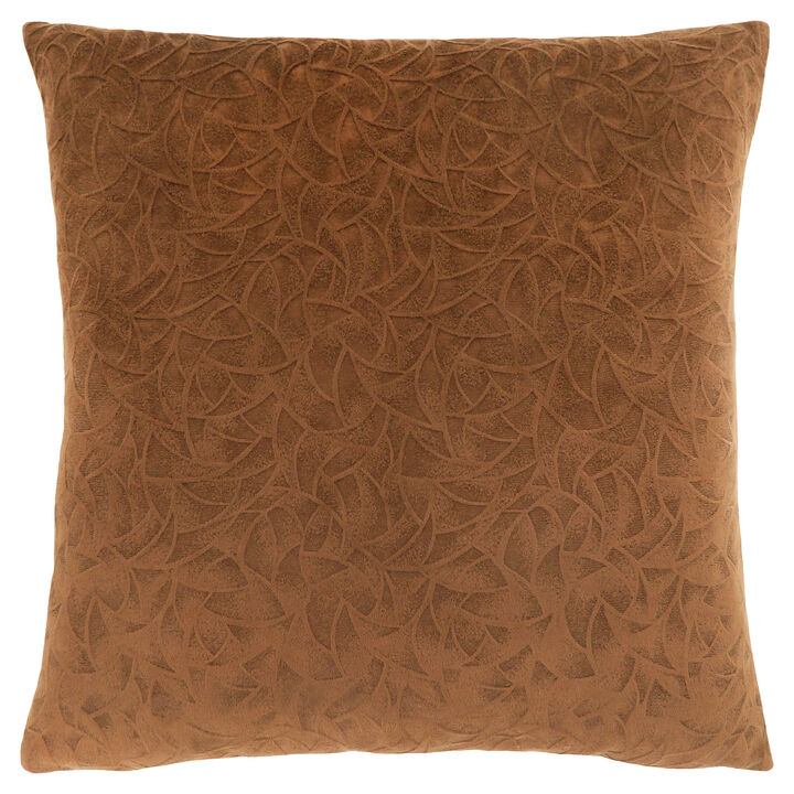 Monarch Specialties I 9268 Pillows, 18 X 18 Square, Insert Included, Decorative Throw, Accent, Sofa, Couch, Bedroom, Polyester, Hypoallergenic, Brown, Modern