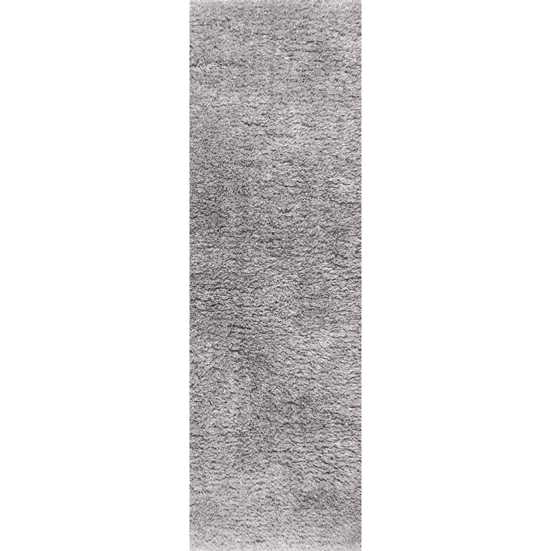Aydin Solid Plush Shag Area Rug image number 0
