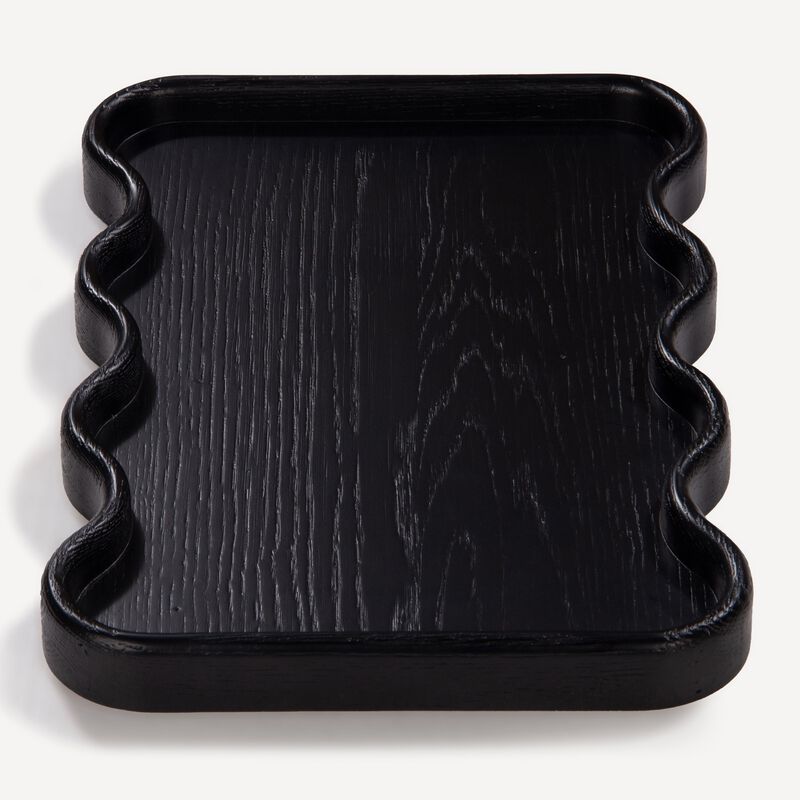 Swirl Tray - Charcoal