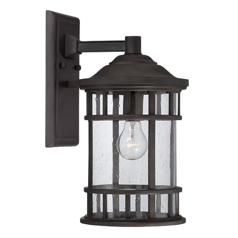 Outdoor Canister Wall Fixture &ndash; Weather-Resistant Wall Light for Garden or Yard image number 0