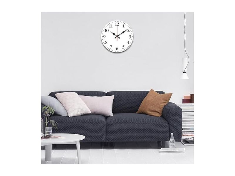 Custom Walls Customzied Wall Clock 8 Inch Silent Non Ticking Kitchen Decor image number 2