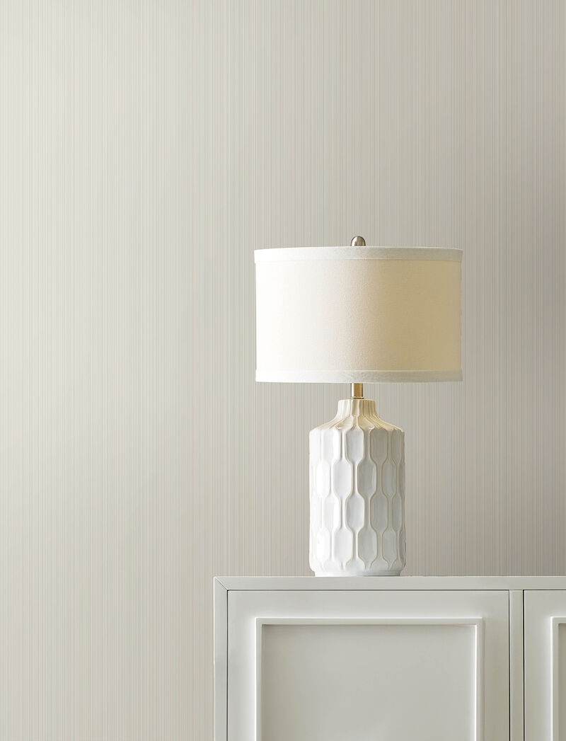 Ombre Neutral Pistripe Wallpaper image number 1
