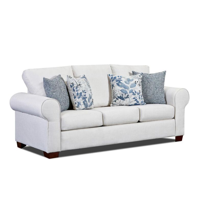 American Furniture Classics Living Room Pembroke Sofa with Four Throw Pillows