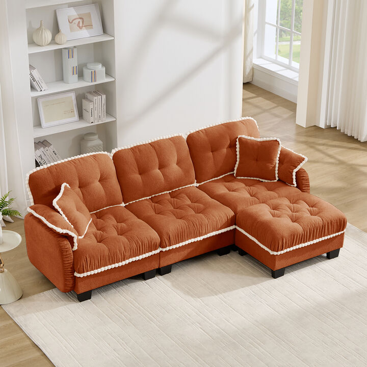 Zambal  L-Shaped Sectional Sofa