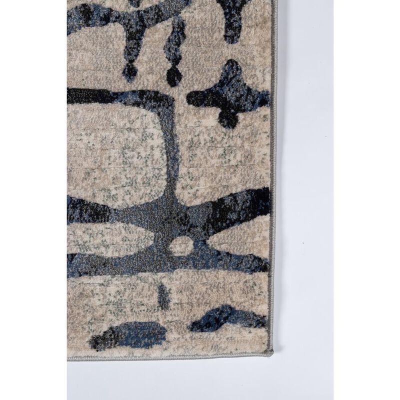 Momeni Contemporary Rectangle Area Rug, Grey, 3'11 X 5'7
