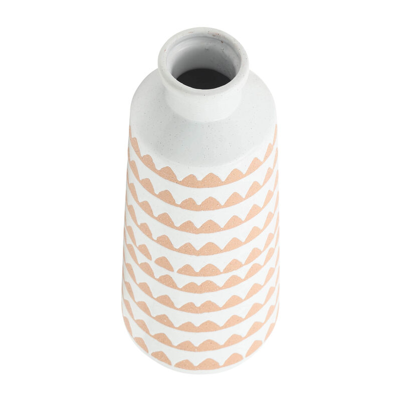 Cer, 16" Aztec Vase, Ivory image number 3