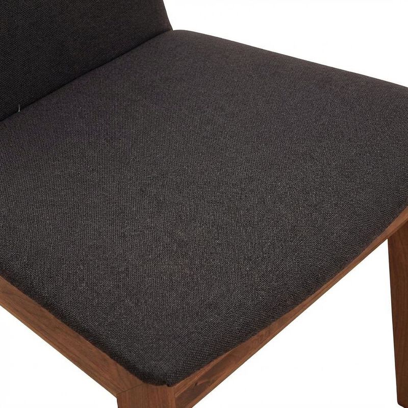 Starlight Canyon Home Mid-Century Dining Chairs Set of 2, Upholstered Accent Chair,Black image number 6