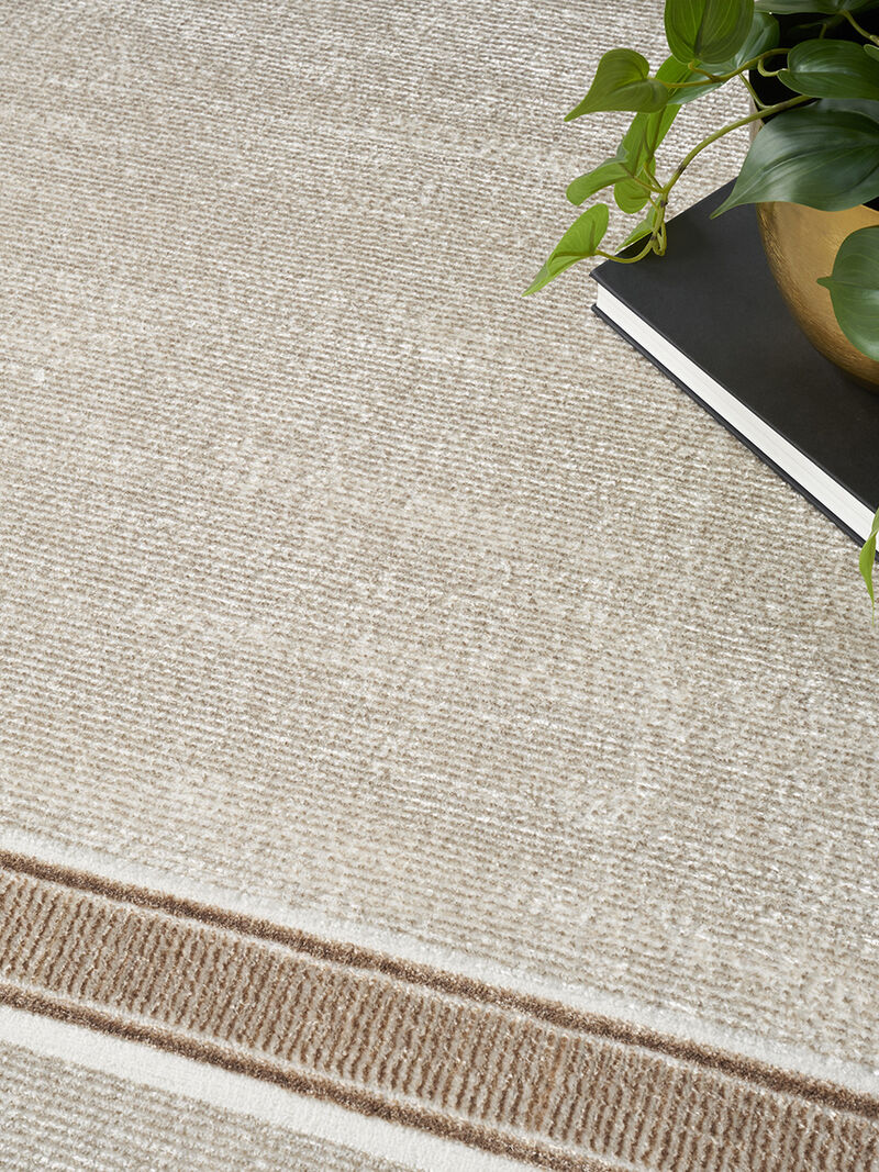 Glitz GLZ08 Ivory/Cream 5'3" x 7'3" Rug image number 6