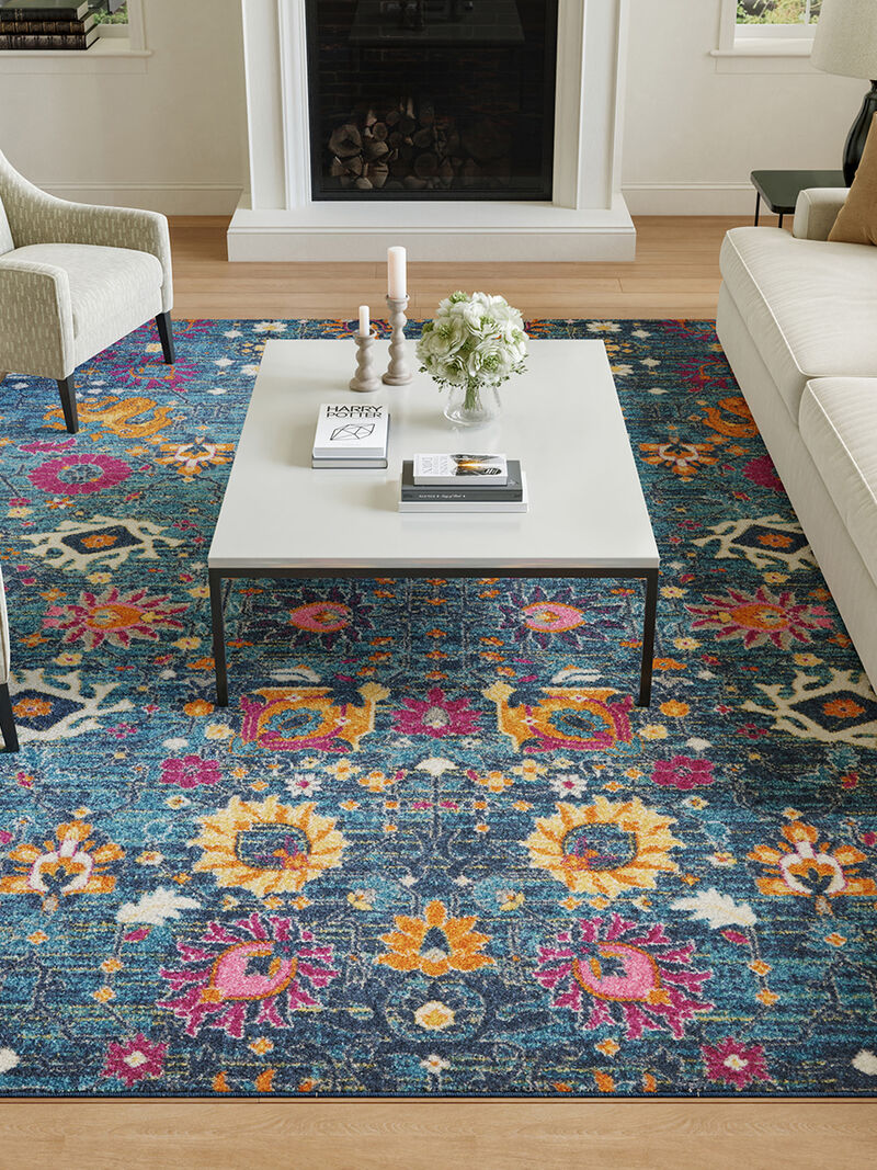Passion PSN01 Denim 9' x 12' Rug