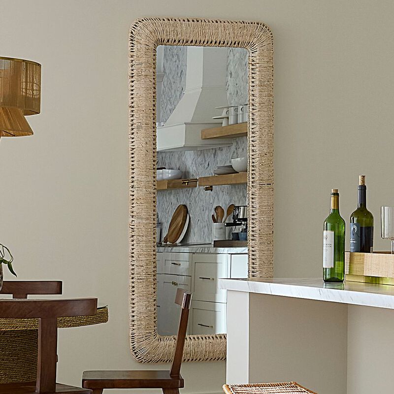 Hollis Rope Floor Mirror