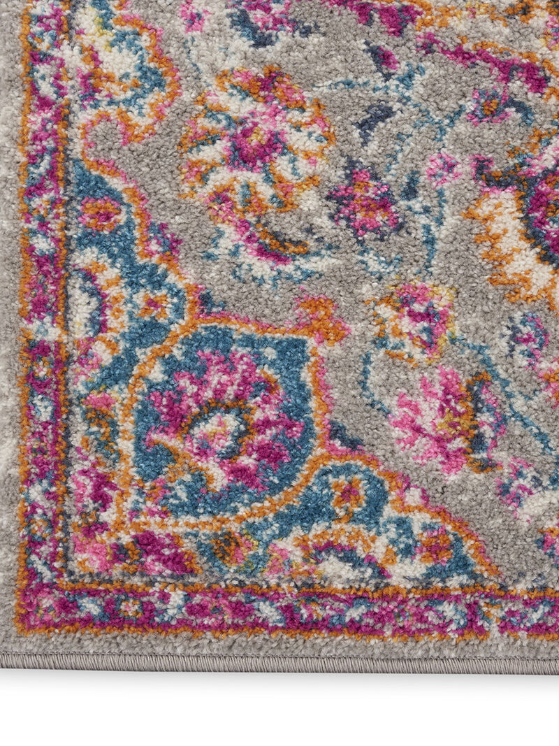 Passion PSN22 Gray/Multicolor 2'2" x 7'6" Rug image number 4