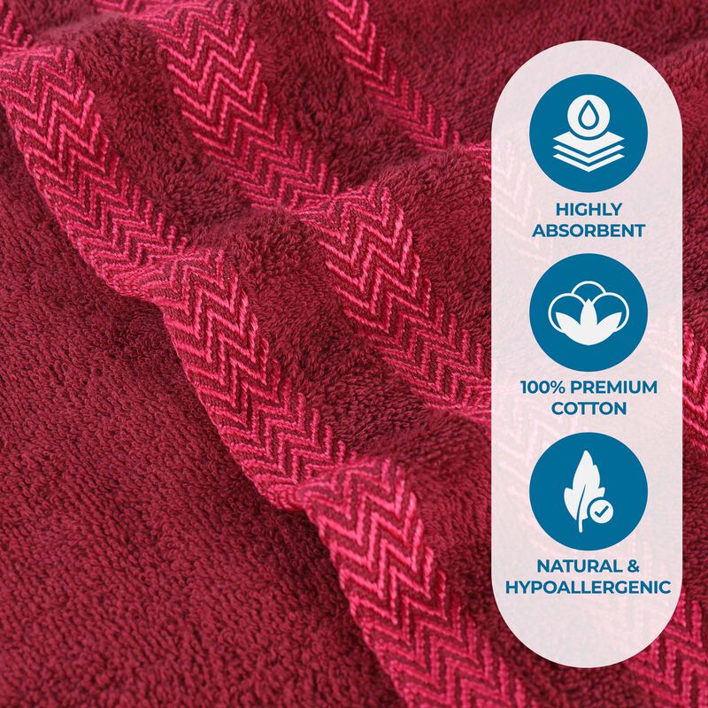 2-Piece Cotton Towel Set &ndash; Plush, Absorbent Bath Towels image number 3