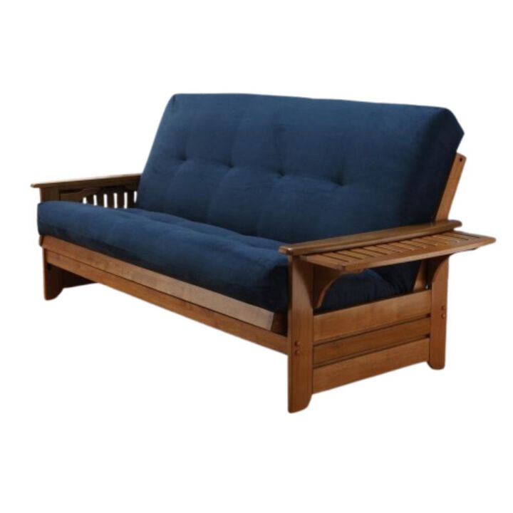 Phoenix Frame-Barbados Finish-Suede Navy Mattress