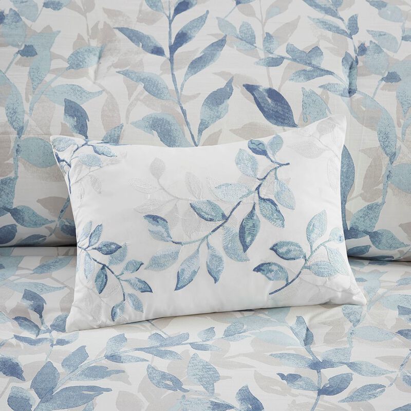 Gracie Mills Zelma Reversible 6 Piece Comforter Set with Bed Sheets