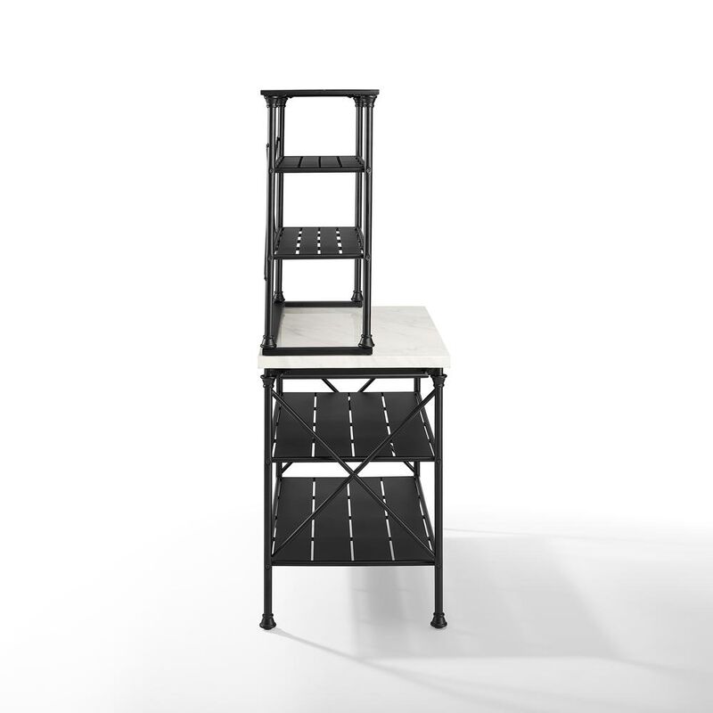 Crosley Furniture Madeleine Kitchen Island And Hutch