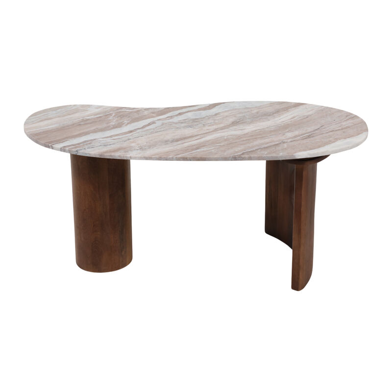 Bean Coffee Table Marble Top image number 4