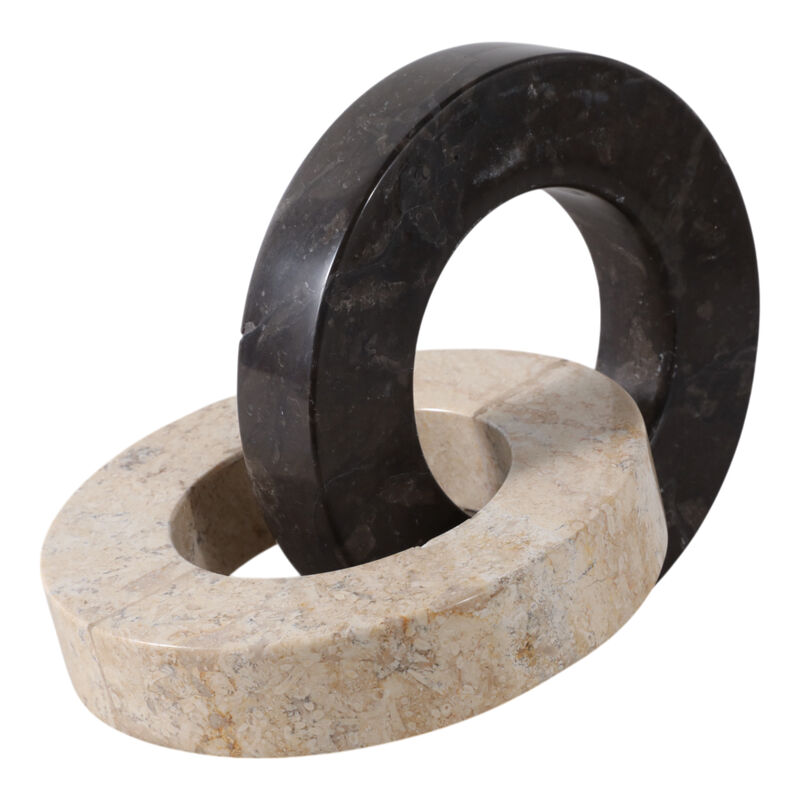 2 Round Marble Links image number 1