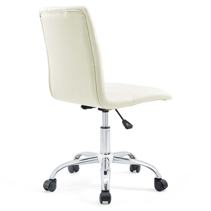 Modway Furniture - Prim Armless Mid Back Office Chair Orange image number 4