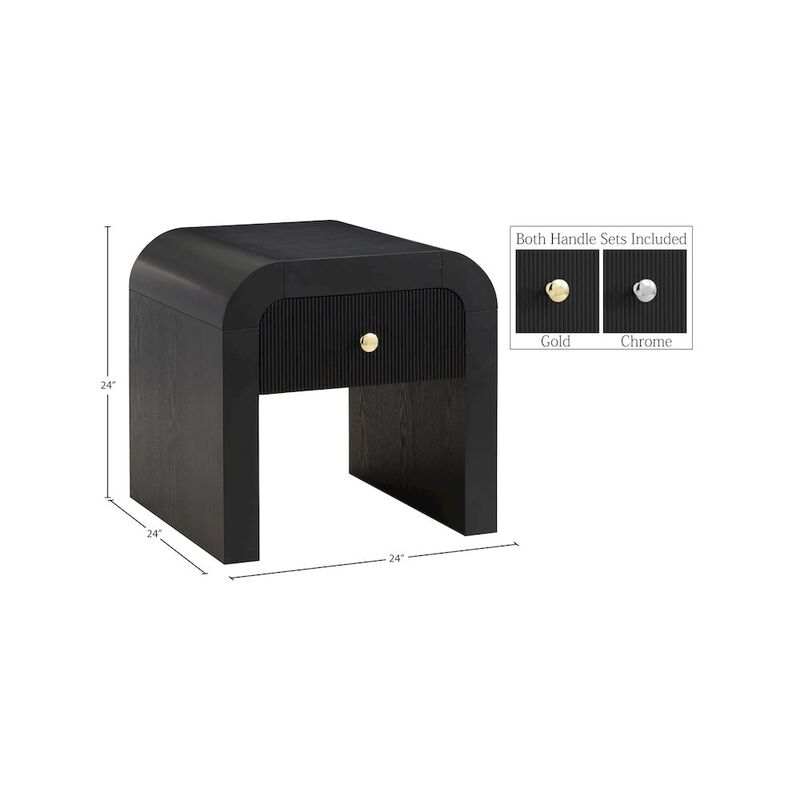 Meridian Furniture Artisto Black End Table