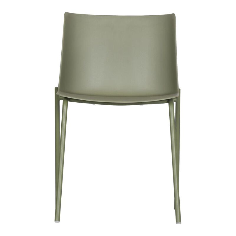 Moe's Home Collection Silla Outdoor Dining Chair Sage Green-Set Of Two