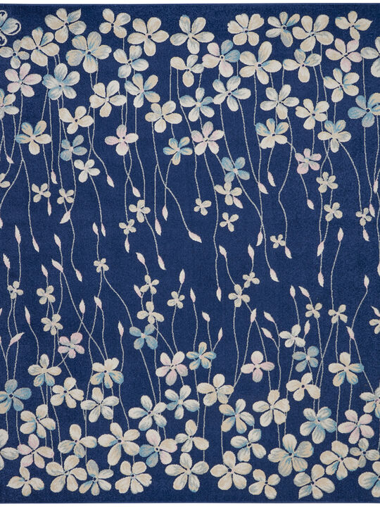 Tranquil TRA04 Navy 8'10" x 11'10" Rug