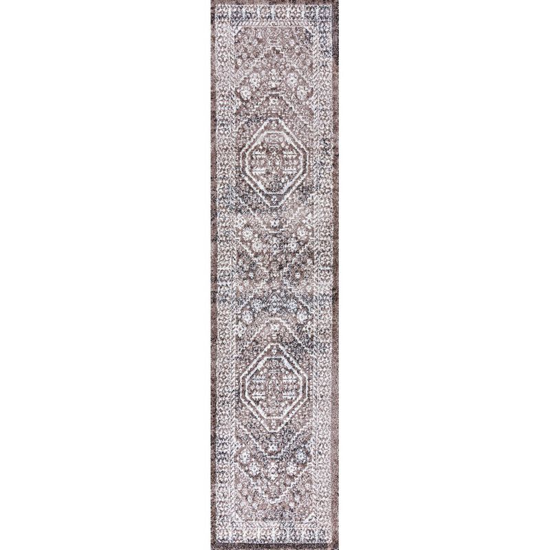 Boho Cottage Medallion Area Rug