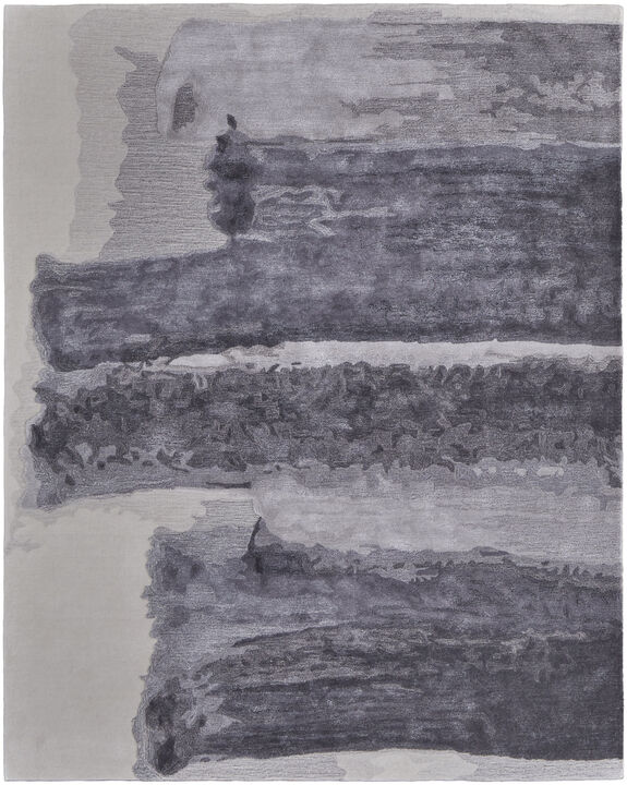 HomeRoots Abstract Hand Tufted Area Rug